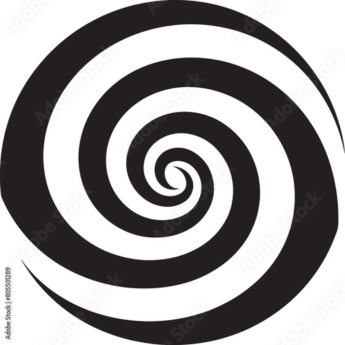  radial hypnotic spirals, on transparent background