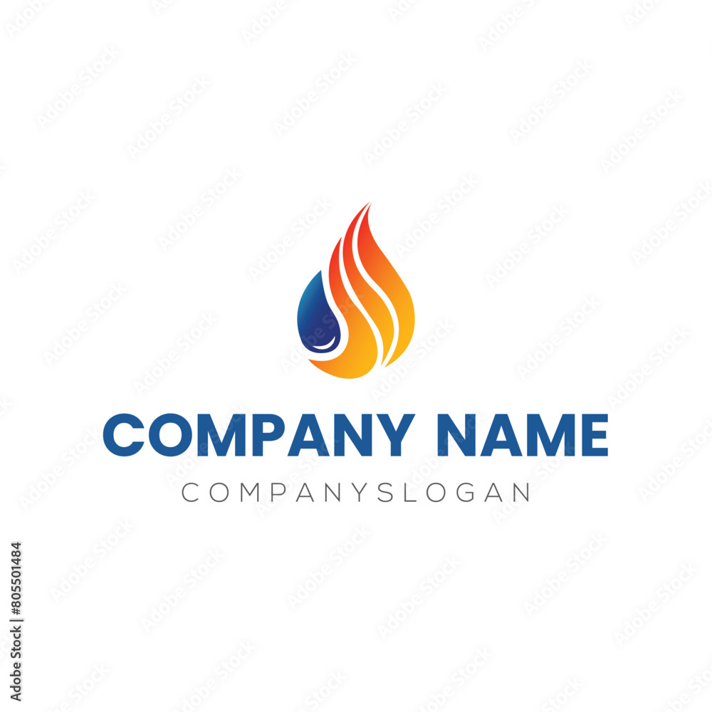 Flame drop logo design, vector logo design, illustration Flame drop logo design, vector logo design, illustration