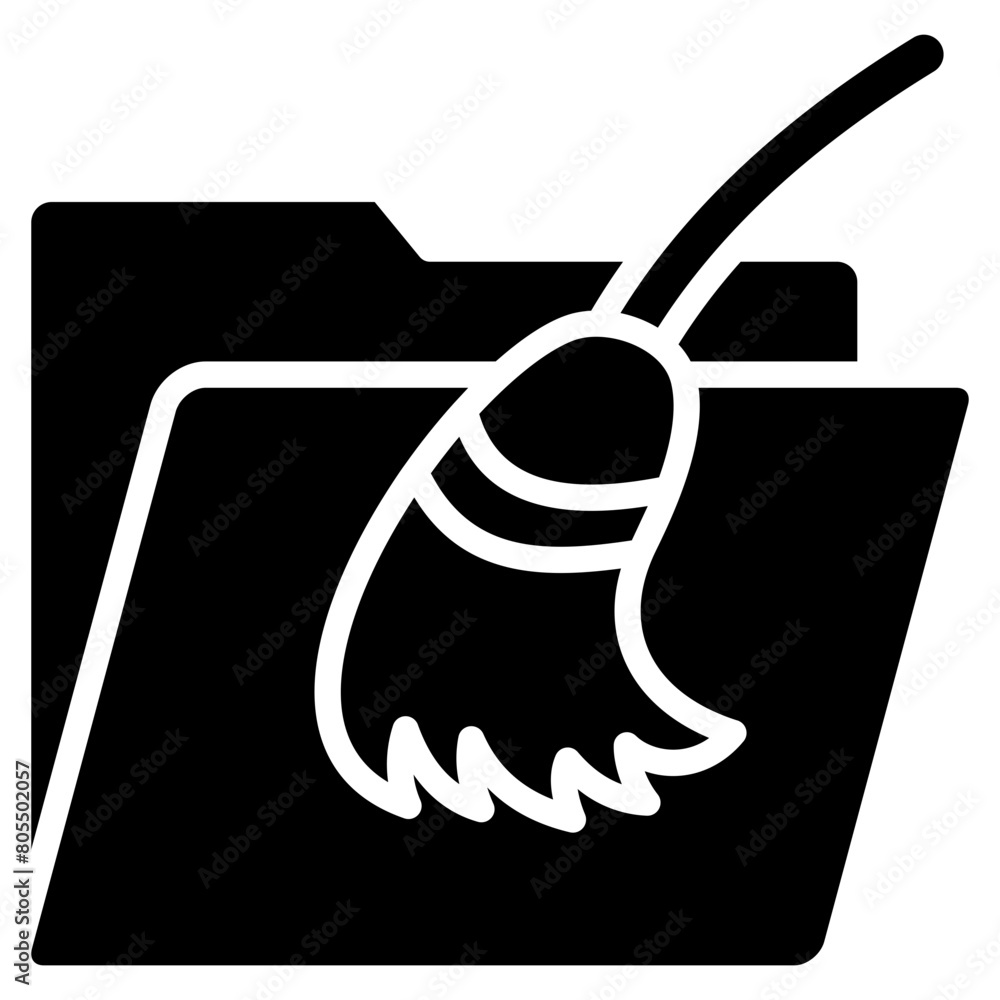 Cleaning Folder Icon Element For Design Cleaning Folder Icon Element For Design