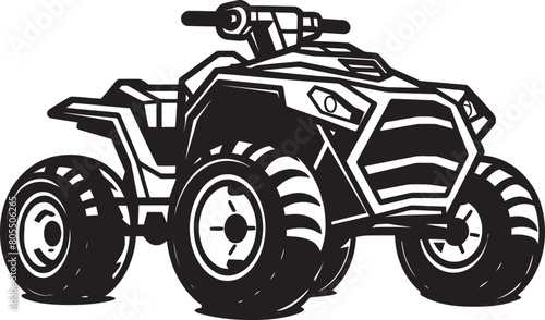Heart Pounding ATV Expedition Detailed Vector Graphics Compilation © The biseeise