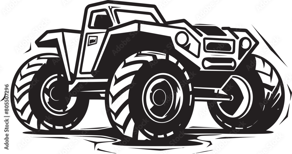 Unveiling ATV Excitement High Quality Vector Art