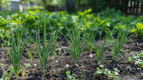 Cultivating onions in summer season