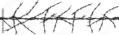Grunge Inspired Barbed Wire Vector Designs Raw Texture