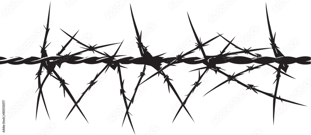 Elegant Barbed Wire Vector Designs Timeless Textures