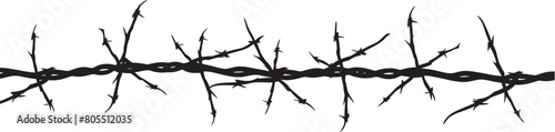 Contemporary Barbed Wire Vector Designs Modern Aesthetics