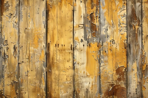 vintage golden paint on weathered oak plywood textured wooden background wallpaper digital illustration