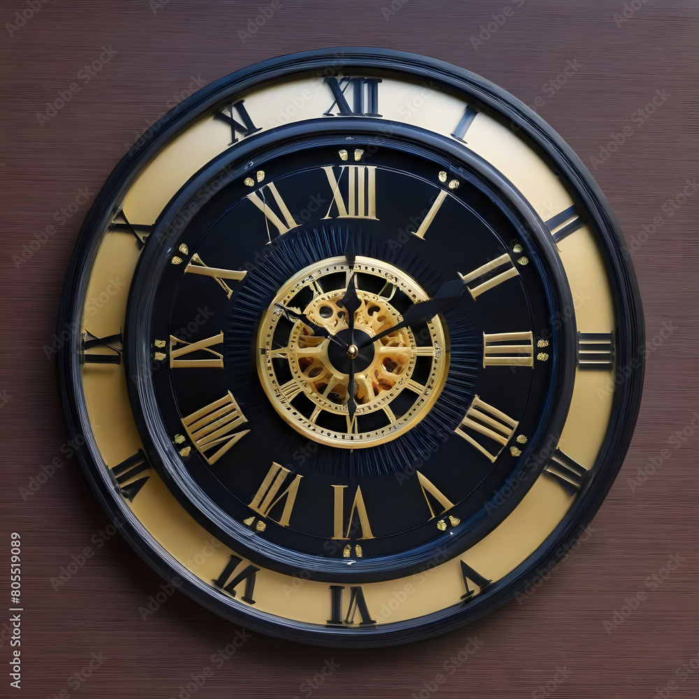 Naklejka premium old clock on the wall