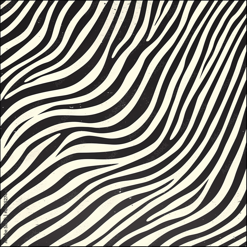 Striped Zebra Print Background - Graphic Resource