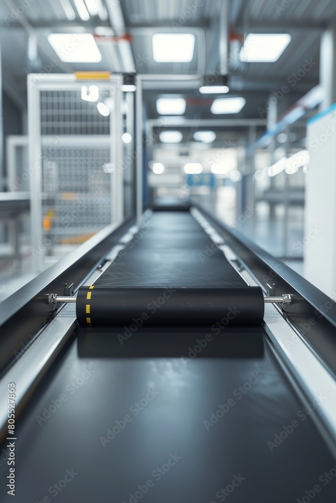 3D Rendering scanner machine with empty conveyor belt 3D Rendering scanner machine with empty conveyor belt