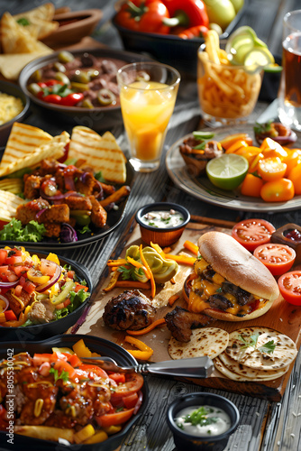 Mouthwatering Menu Selection: Gourmet Burgers, Sizzlers, Grills and Refreshing Beverages