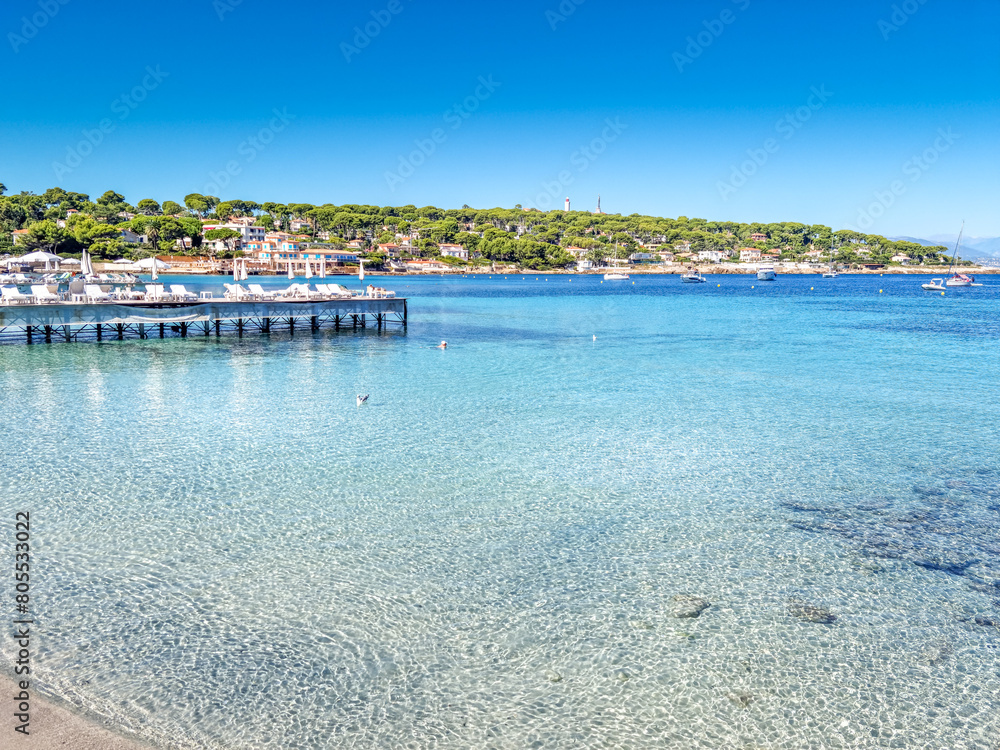 Landscape in the Cap d'Antibes, South of France