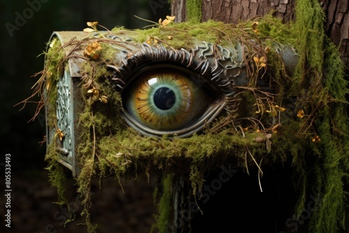 Enchanting forest eye