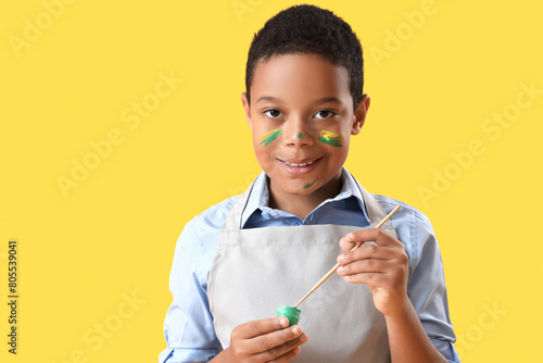 Little African-American boy...