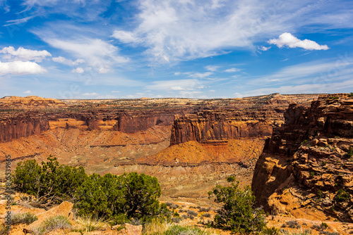 Majestic landscape view of Canyonlands National Park.