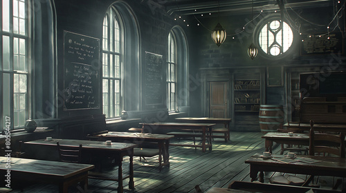 Enchanted Classroom in a Magic School photo