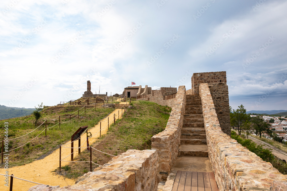 the medieval castle of Aracena, province of Huelva, Andalusia, Spain