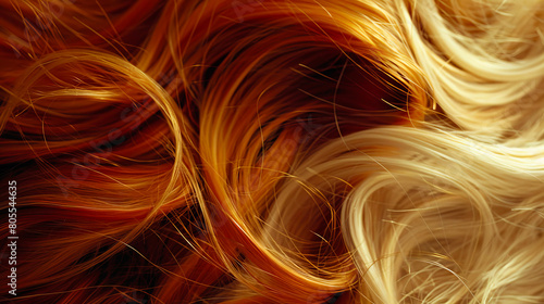 A close up of a woman's hair.