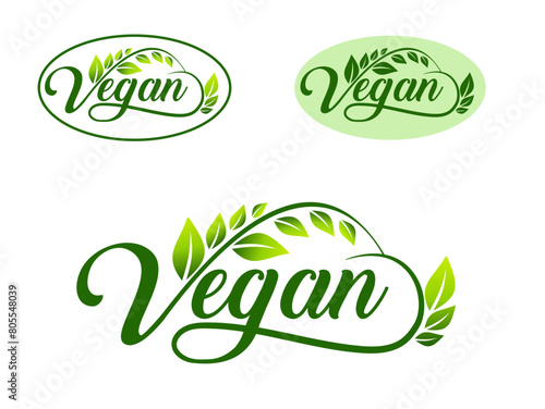 Logo, Vegetarian, Vegan, Green leaf, Green, vegan food, Vegetable Logo