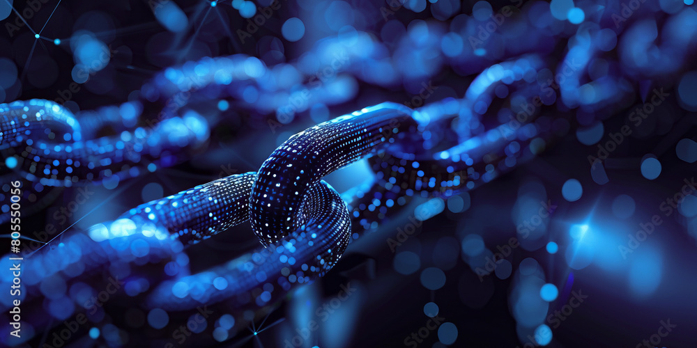 Digital blockchain network with interconnected cryptographic chain links Digital blockchain network with interconnected cryptographic chain links