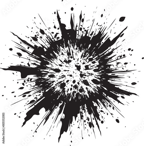 Explosive Energy Captivating Vector Illustrations Vibrant Detonations Explosive Vector Art Show