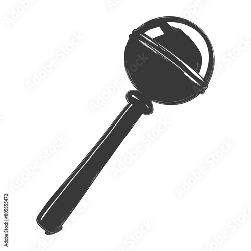 maracas instrument black color only