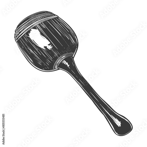 maracas instrument black color only