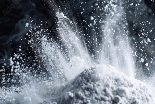 Wallpaper Mural Close up of a pile of snow, suitable for winter themes Torontodigital.ca