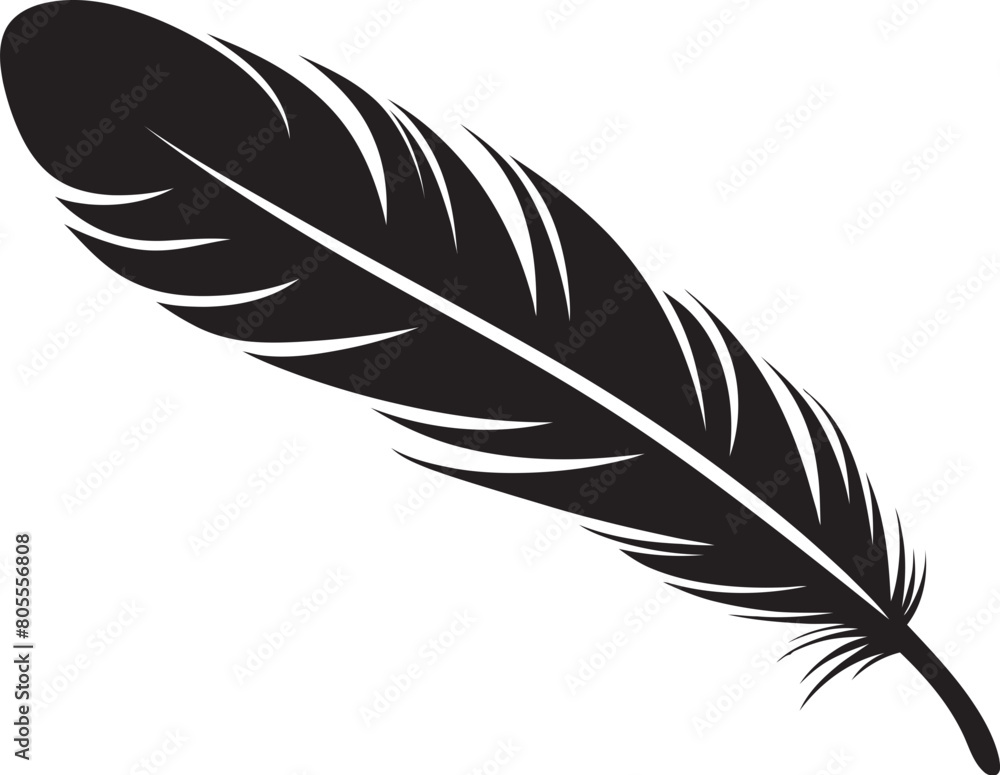 Vector Feather Fusion Artistic Compilation Ethereal Feathers Vector Illustration Showcase