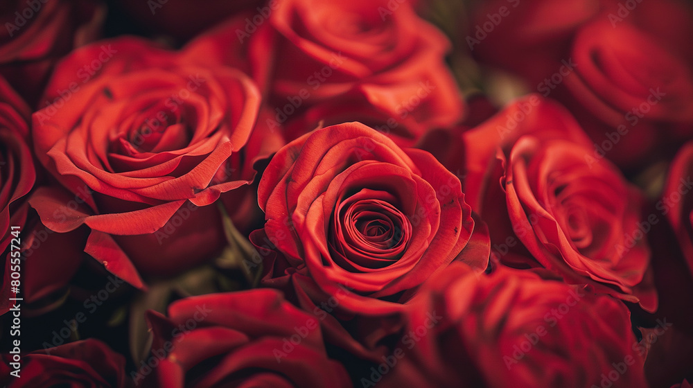 close up of red rose boquet. for valentines day holiday. romantic love wallpaper background close up of red rose boquet. for valentines day holiday. romantic love wallpaper background