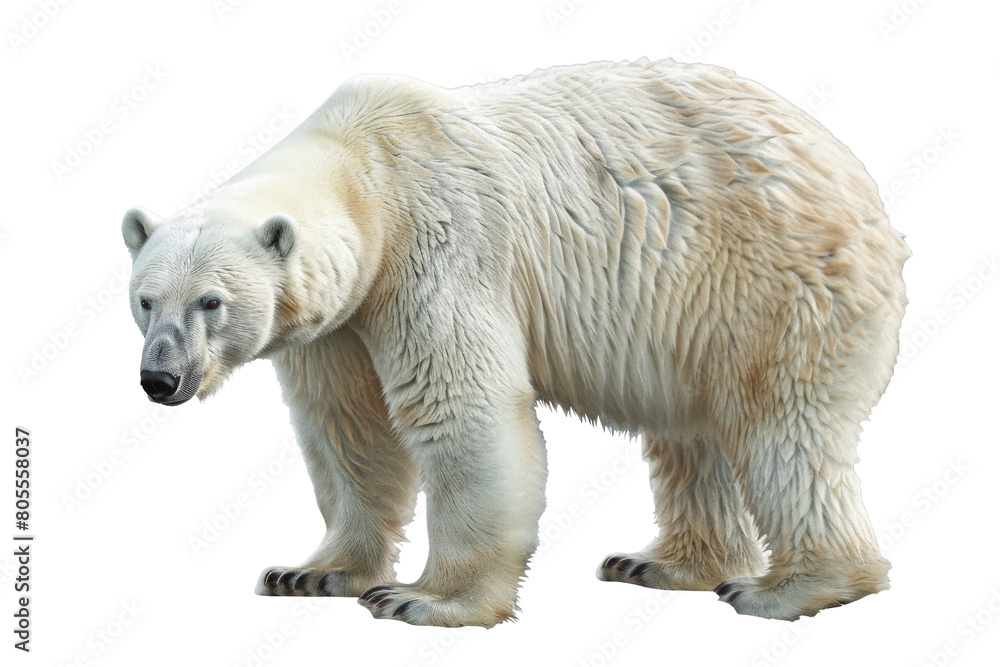 Polar Bear Isolated on Transparent Background Polar Bear Isolated on Transparent Background