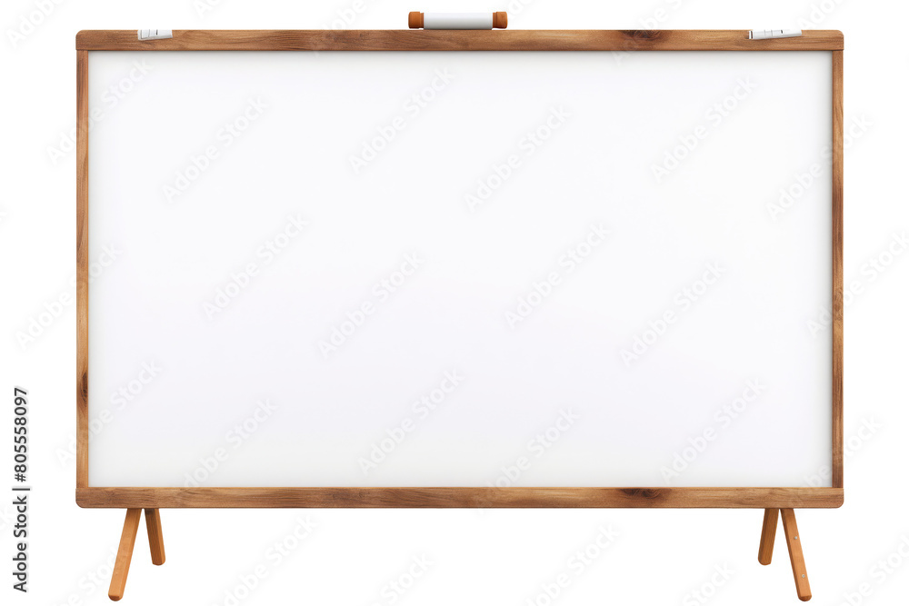 Wood Framed Whiteboard on Minimalist Stand Wood Framed Whiteboard on Minimalist Stand