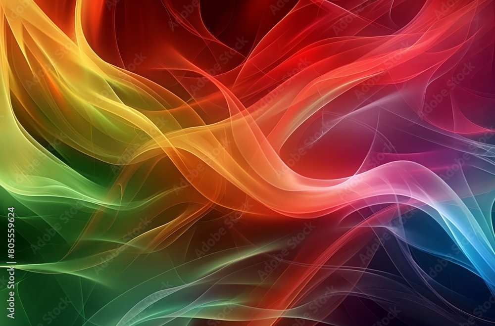 Colorful abstract light waves Colorful abstract light waves