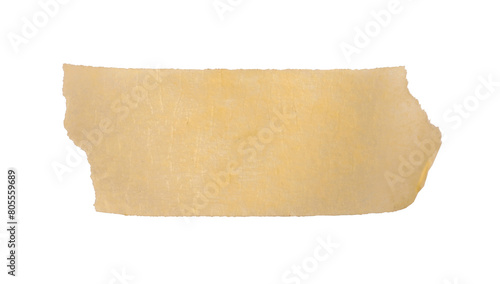 PNG Adhesive beige paper tape on transparent.