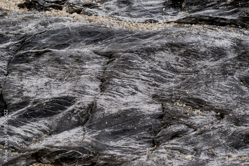 small sea stone pebble background. Multicolored abstract