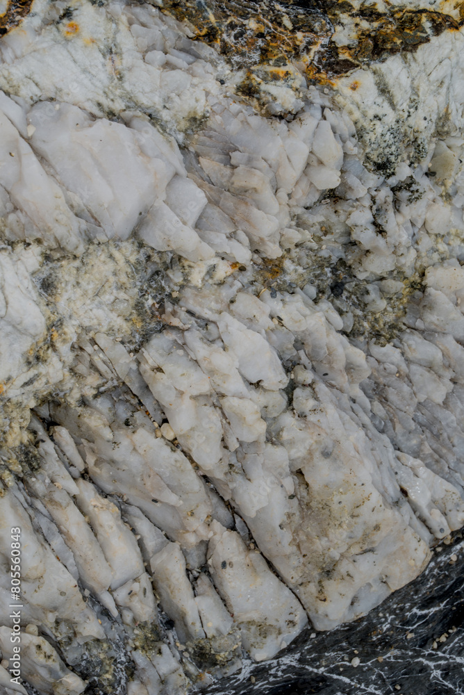 small sea stone pebble background. Multicolored abstract