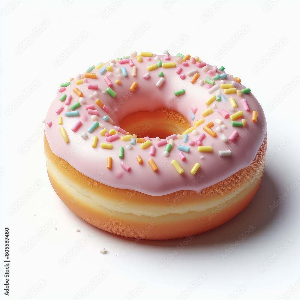 Donut isolated on a white background Donut isolated on a white background