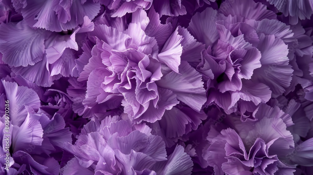 petals purple carnation.
