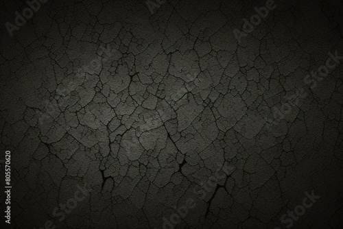 Textura de pared negra abstracta para fondo de patrón. imagen panorámica amplia. Textura de pared negra fondo áspero piso de concreto oscuro o fondo antiguo grunge con negro