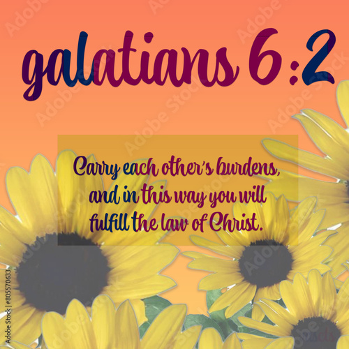 galatians 6:2 photo