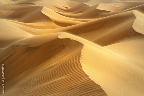 Sand dunes in the desert  suitable for travel brochures