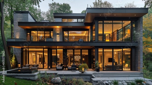 Large Modern House With Abundant Windows