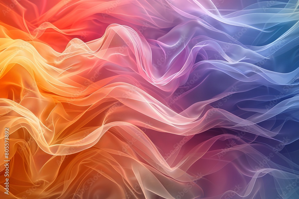 Abstract Art of Vibrant Waves Flowing Gracefully. Abstract Art of Vibrant Waves Flowing Gracefully.