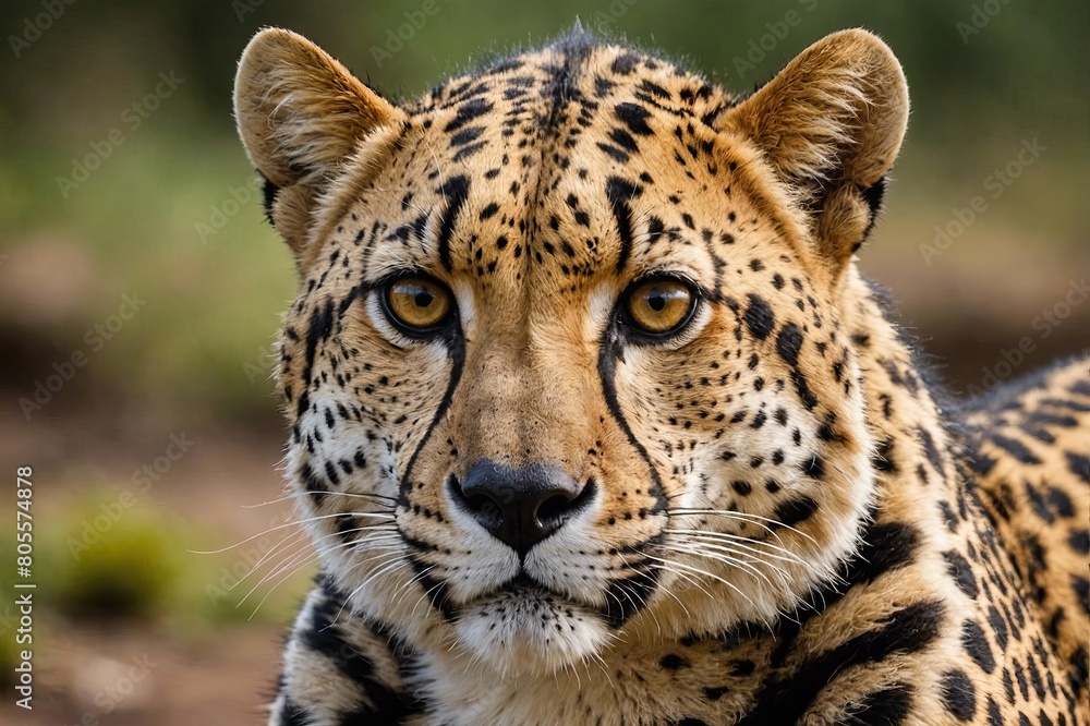 top close and full framed view of King Cheetah head , detailed and sharp textures, large depth of field top close and full framed view of King Cheetah head , detailed and sharp textures, large depth of field