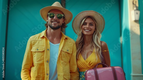 Man and Woman Standing Together