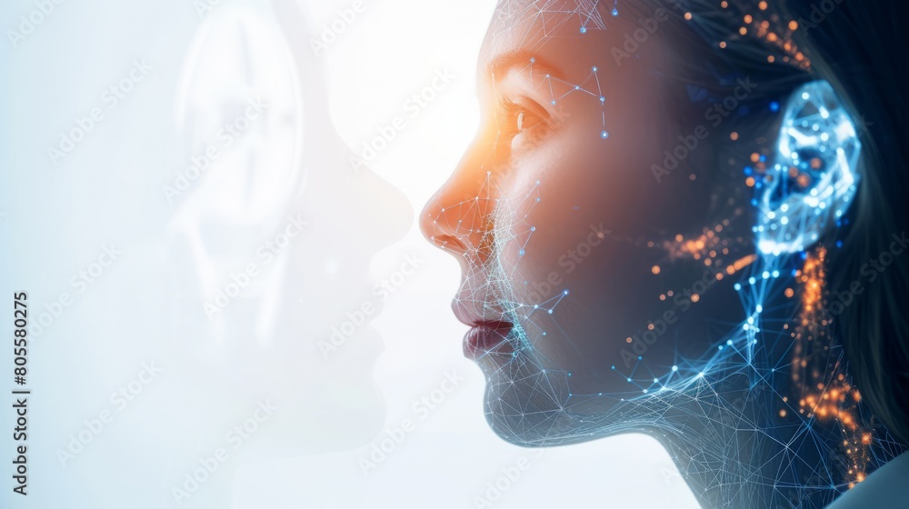 Fototapeta premium AI-Assisted Living: Embracing the Integration of Artificial Intelligence in Everyday Life