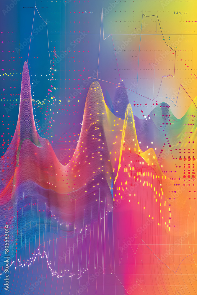 Dispersion Chart Data Visualization Foto de Intricate Dispersion of Data Points in Transfer Function ...