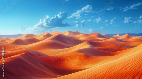 Desert Landscape With Clouds