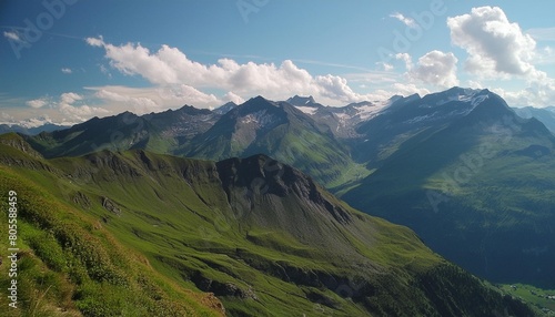 mountain landscape in summer kaprun salzburg austria