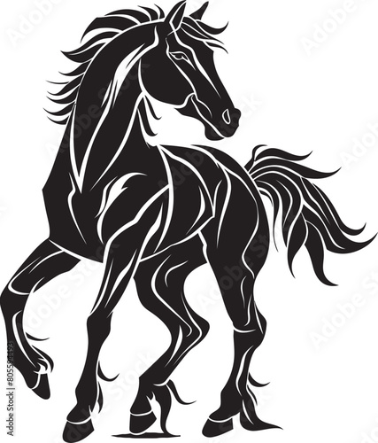 Horseback Riding Lesson Brochure Vector Art for Educational Programs