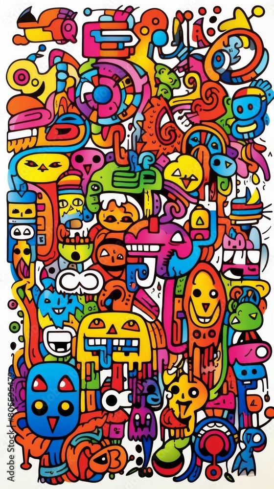 Obraz premium Collection of Various Colored Objects
